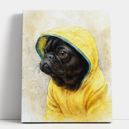 Watercolor Dog Portrait