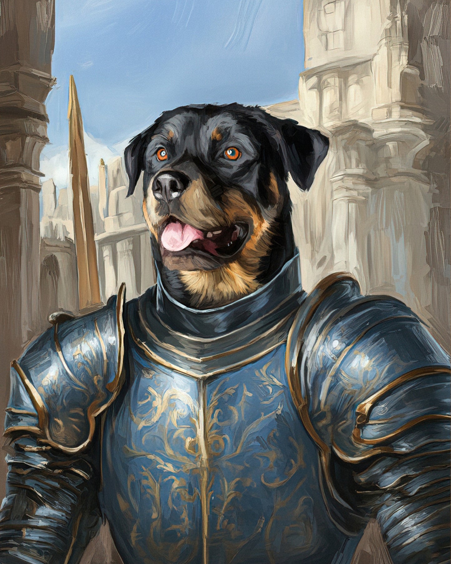 Royal Knight Dog